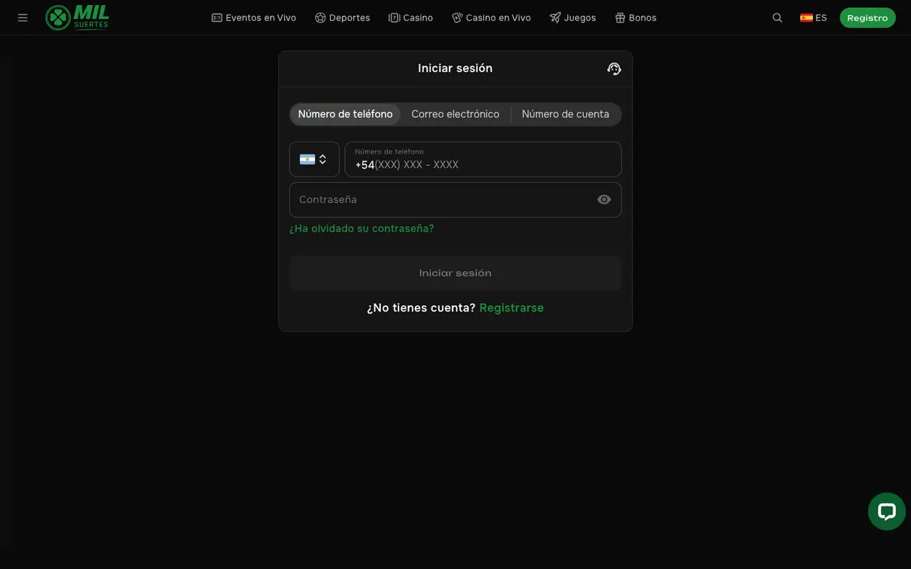 ¿Cómo hago login en mi cuenta y qué pasa si olvidé la clave?